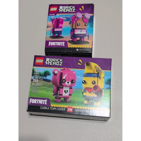 LEGO Fortnite BrickHeadz 40760 40728 Brite Bomber, Peely & Cuddle Team Leader - Picture 3 of 6